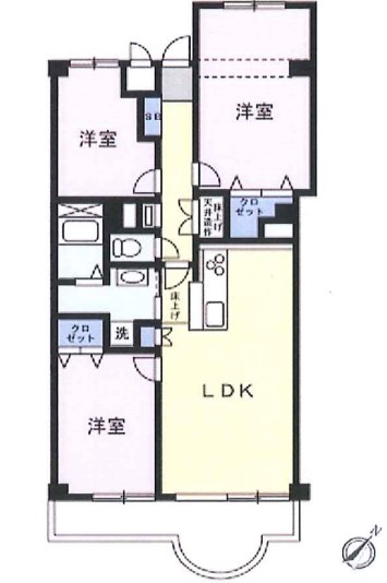 コープ野村５号棟２階