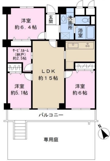 市川第二ファミリーマンション　２階